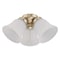 Westinghouse Ceiling Fan -Light Kit 3Lgt Cluster Polished Brass Frosted Ribbed Glass 7784500 - alternate 1